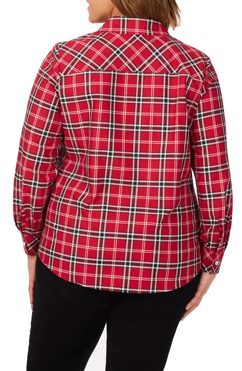 Plaid Blouse