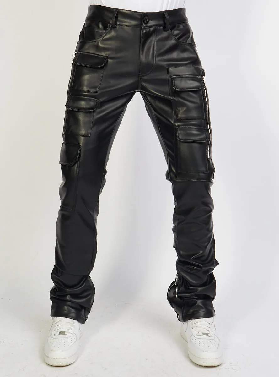 Politics - PU Leather Jeans Murphy551 - Black