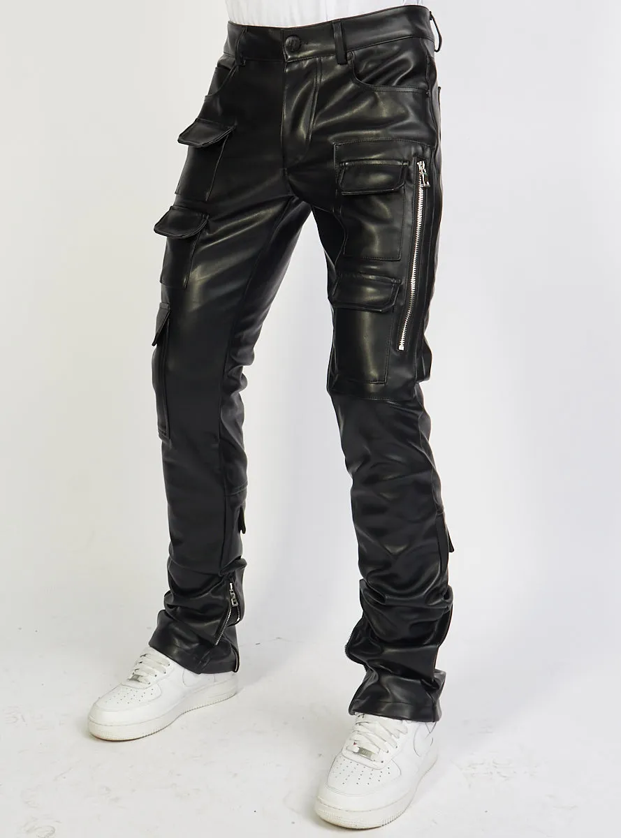 Politics - PU Leather Jeans Murphy551 - Black