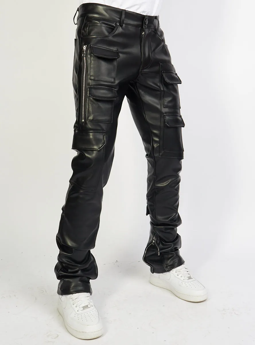 Politics - PU Leather Jeans Murphy551 - Black