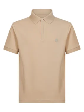 Polo in Eco Cotton Piquet Stretch - Irish Cream