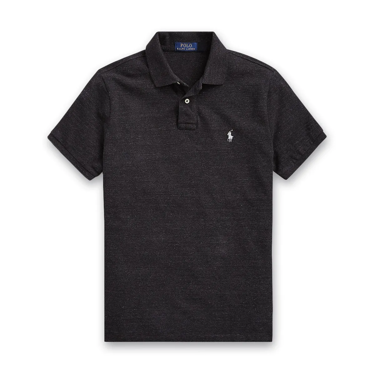 Polo Ralph Lauren - Slim Fit Mesh Polo Shirt in Black