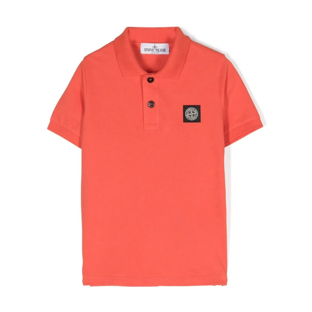 Polo Shirt Arancione Rosso