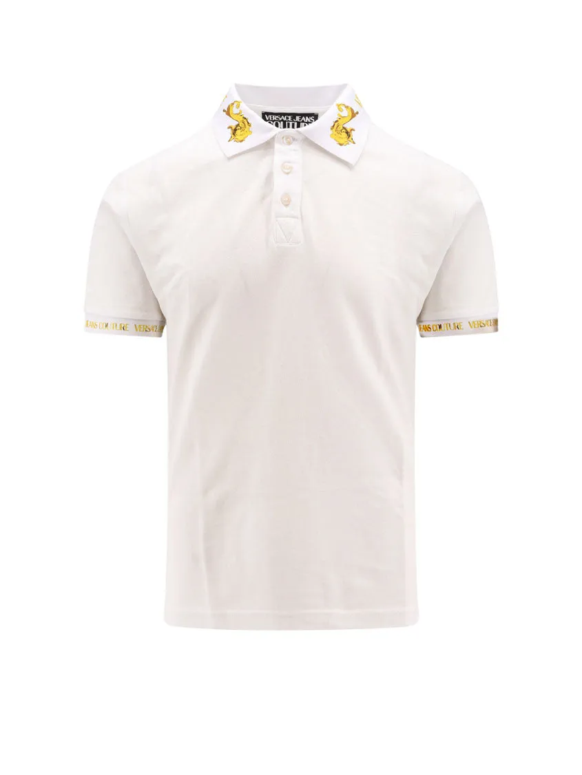 Polo shirt with Watercolor collar