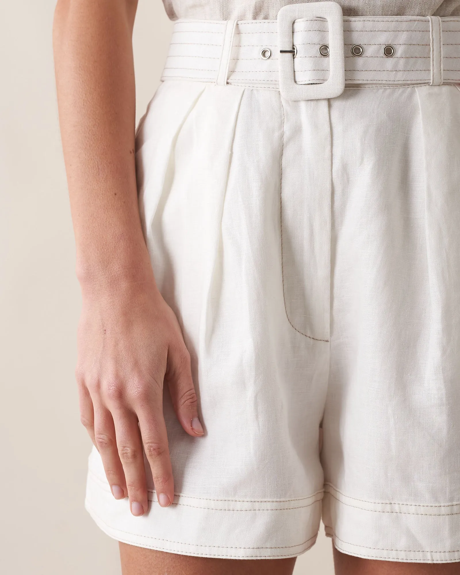 Privvy Shorts - Ivory