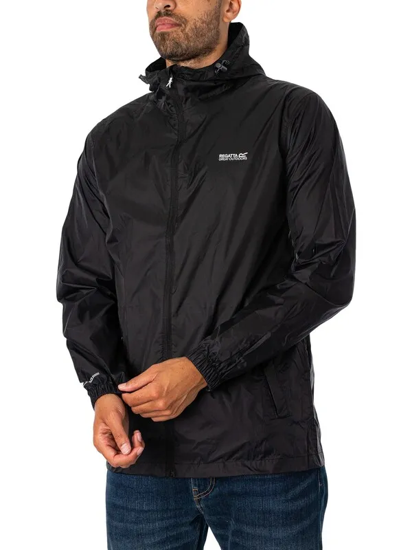 Regatta Pack It Jacket Waterproof Jacket - Black