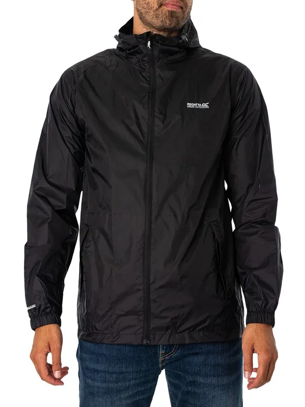 Regatta Pack It Jacket Waterproof Jacket - Black