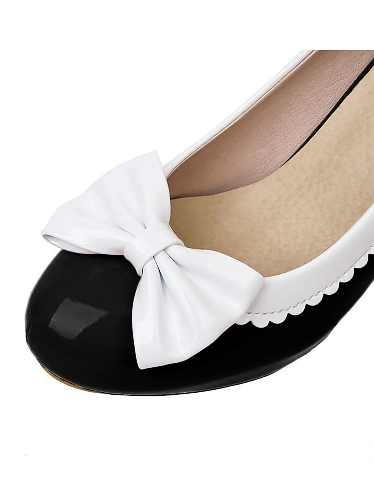 Retro Bowknot High Heels Shoes