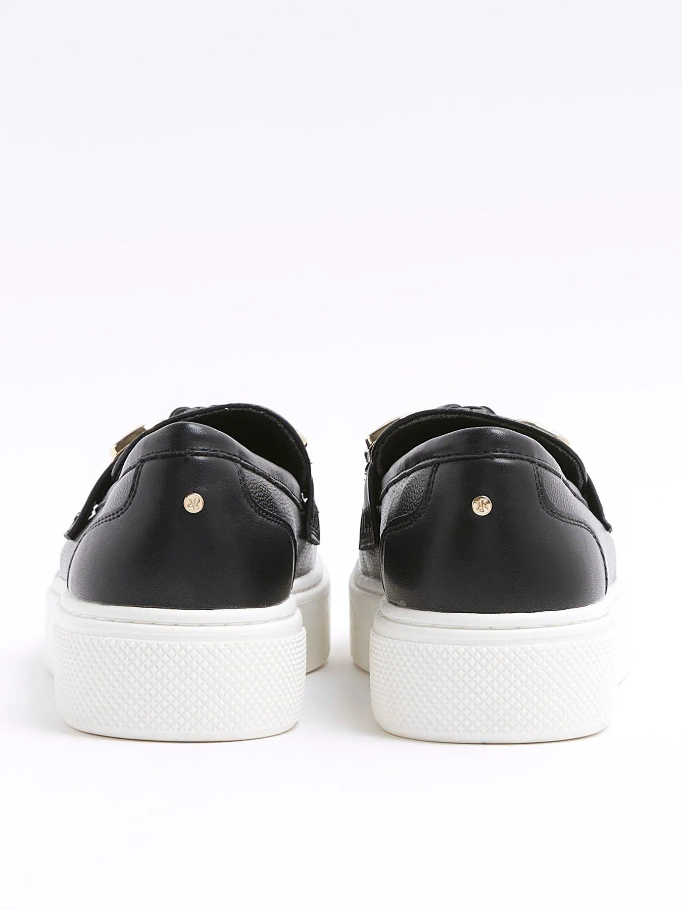 River Island Loafer Plimsole - Black