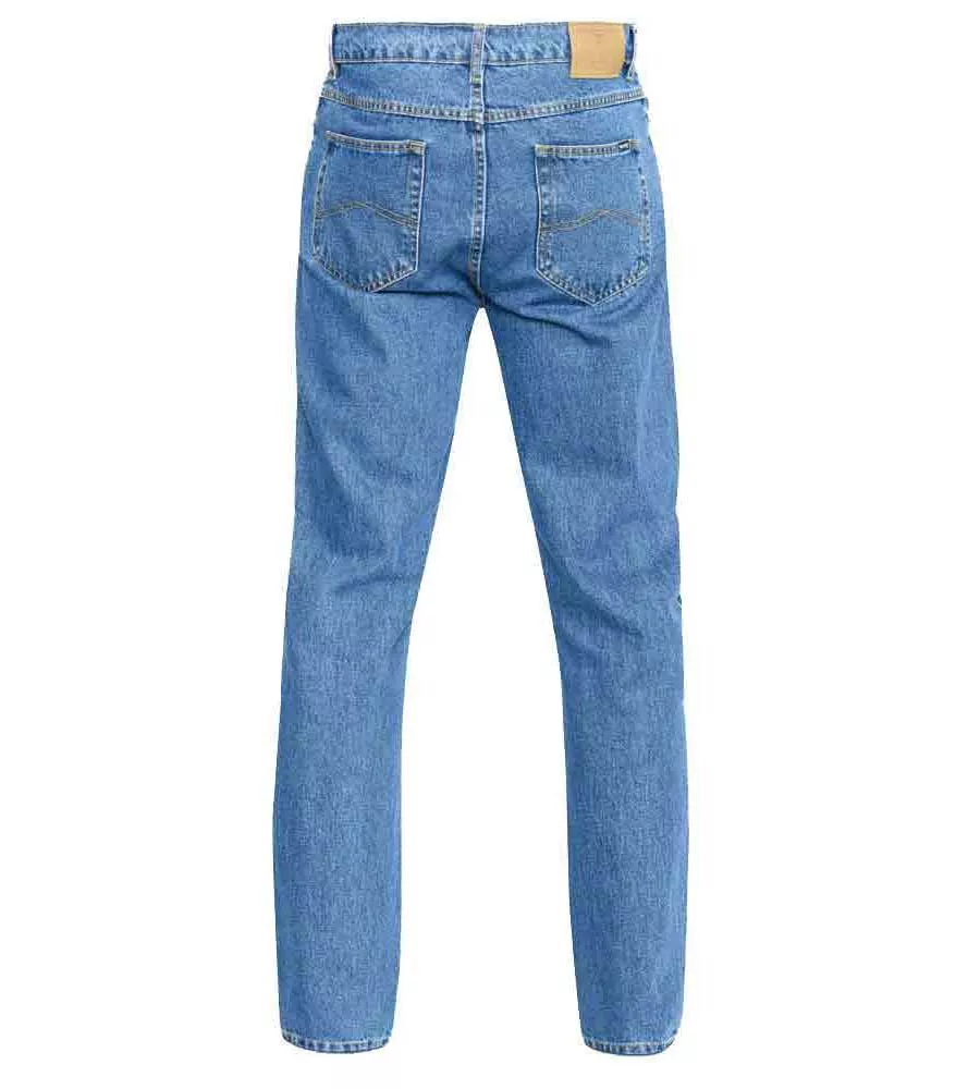 Rockford Tall Mens Blue Stonewash Comfort Fit Jeans (COMFORT STONEWASH)