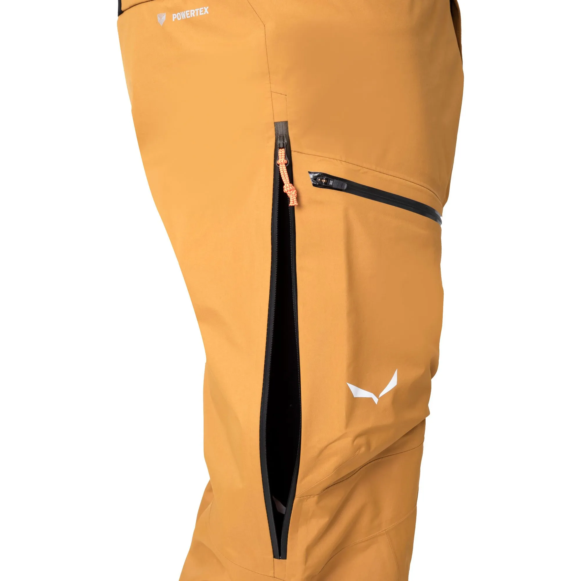 SALEWA - Sella 3 Layers Powertex Hardshell Pants Men golden brown