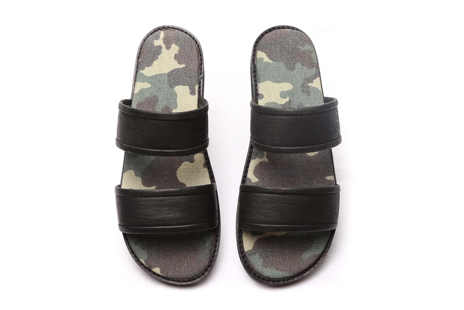 Sandal Camo Black