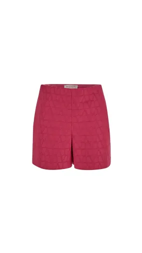 Shorts in Toile Iconographe Cotton Cordura - Pink