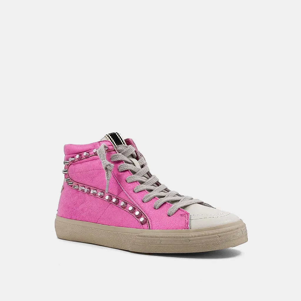 Shu Shop Rio Bright Pink Star Sneakers