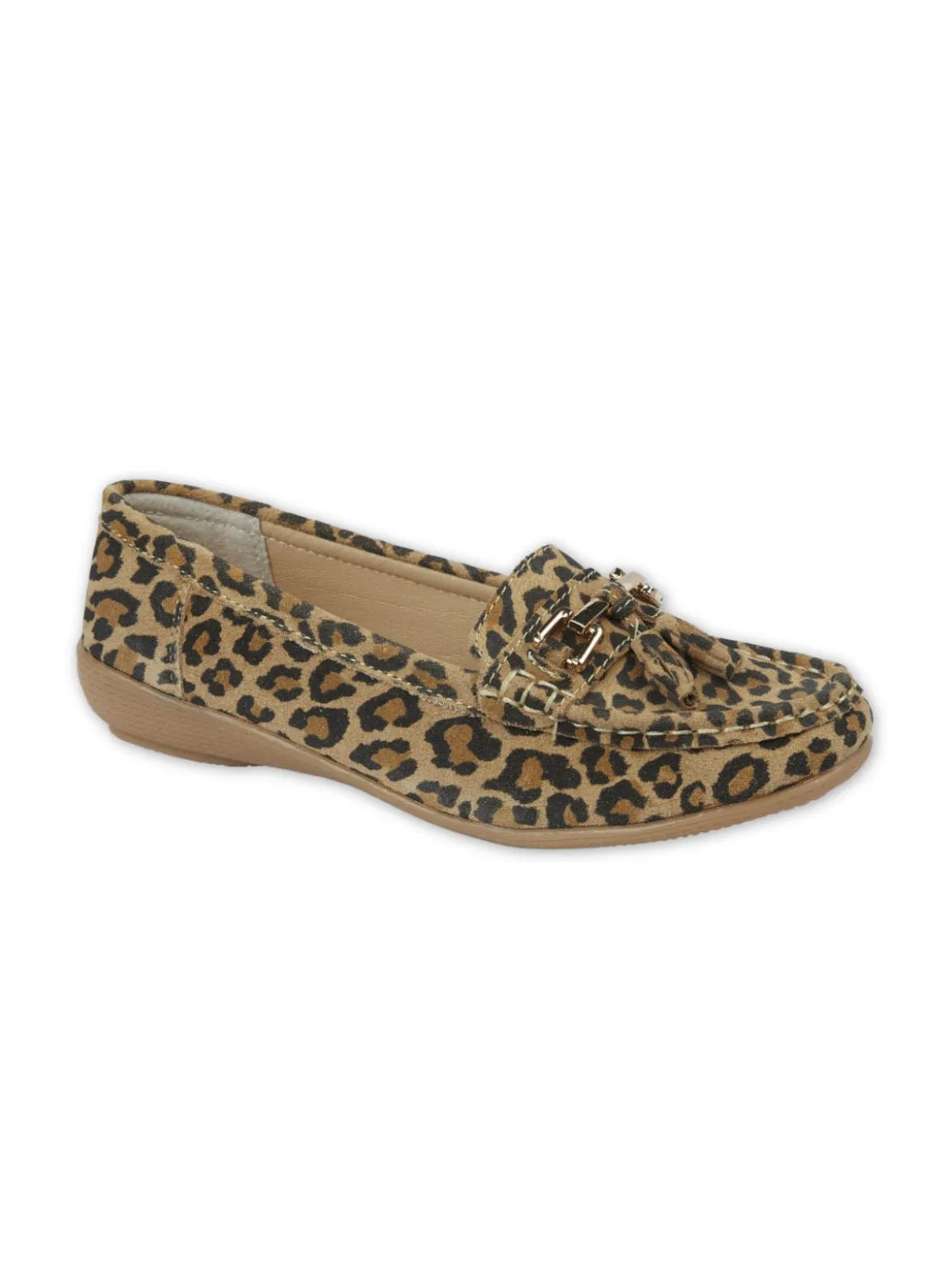 Size 8 Leopard Tassel Loafer