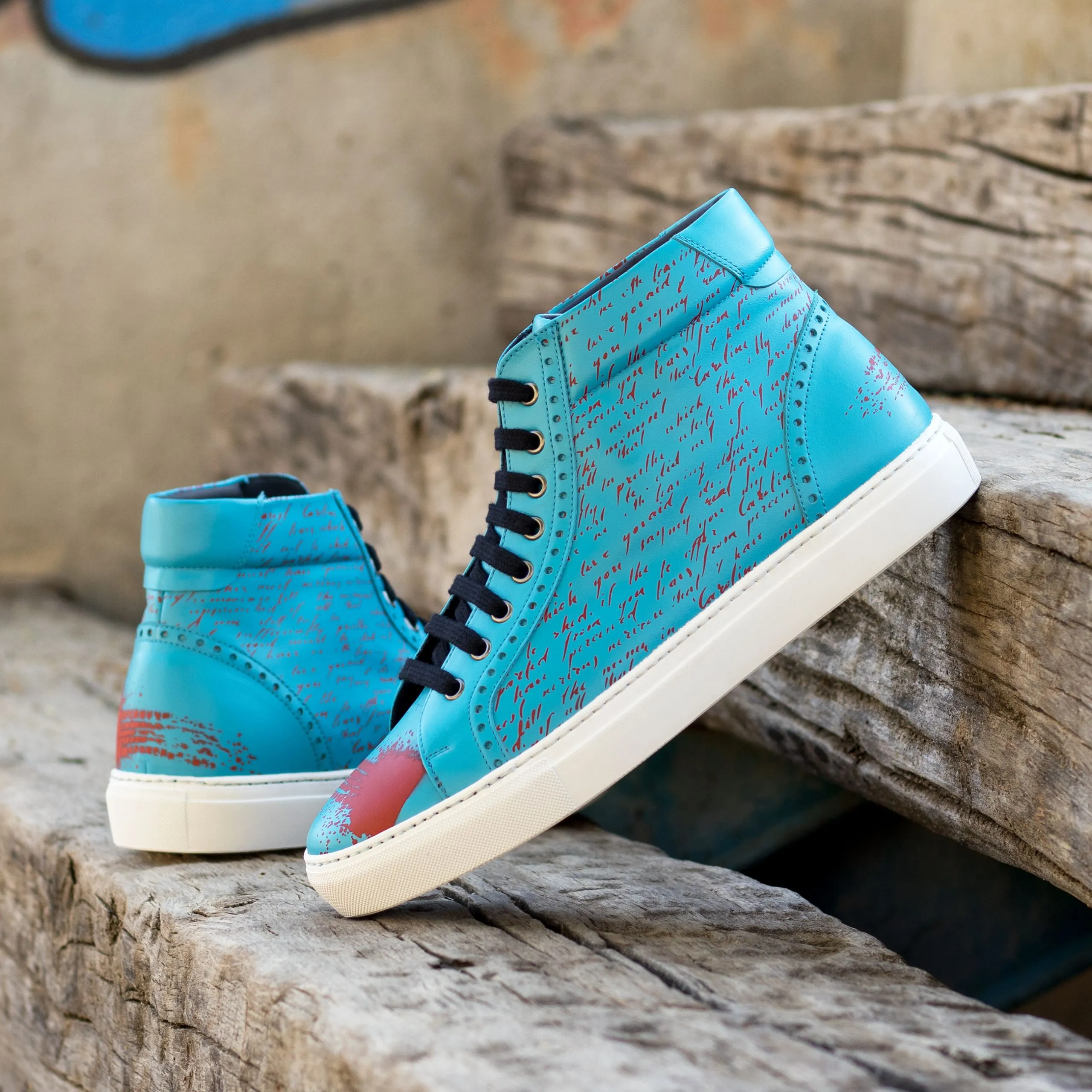 		Stencil Stuido High Tops Sneaker	