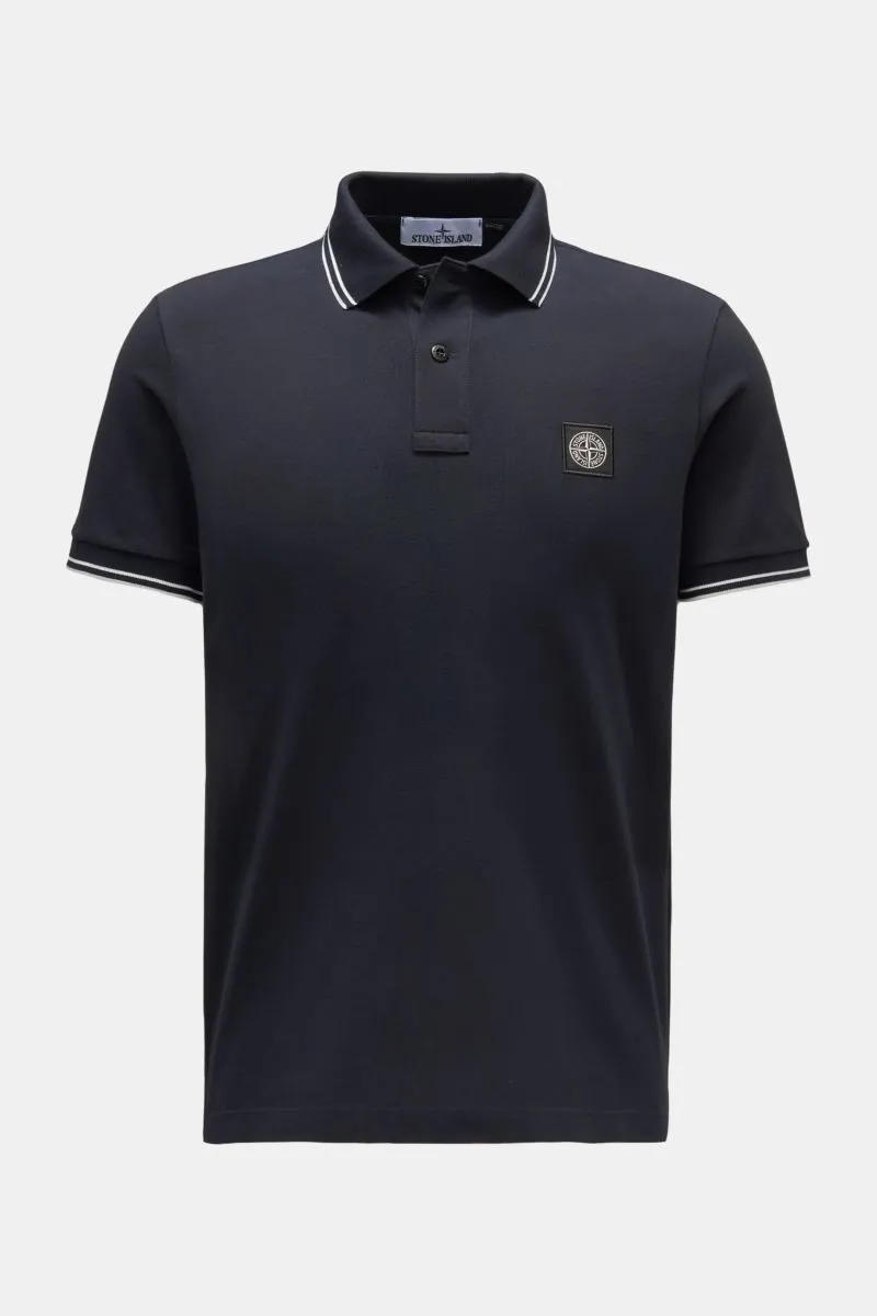 STONE ISLAND polo shirt navy