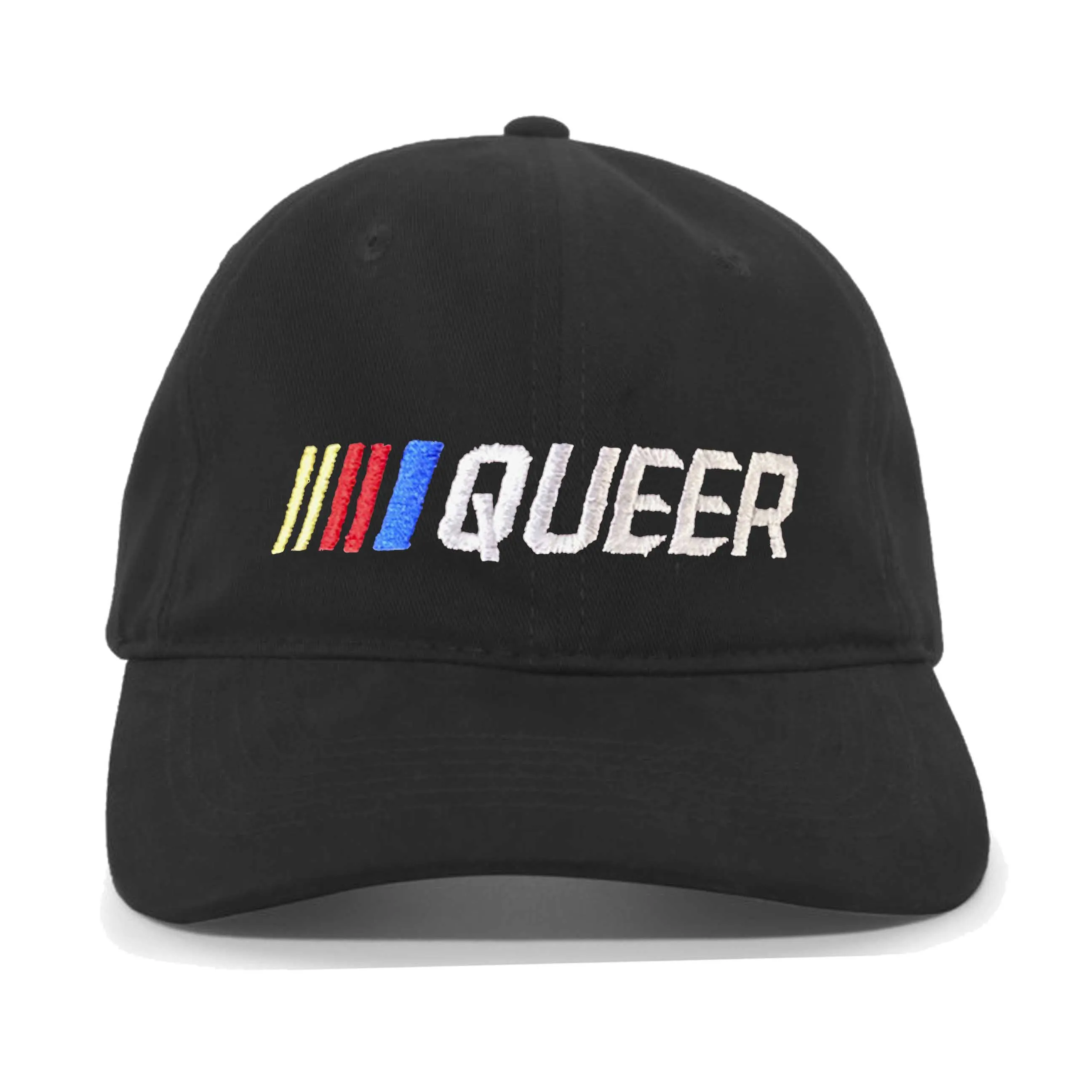 Stripe Queer Twill Daddy Hat supporting The Trevor Project