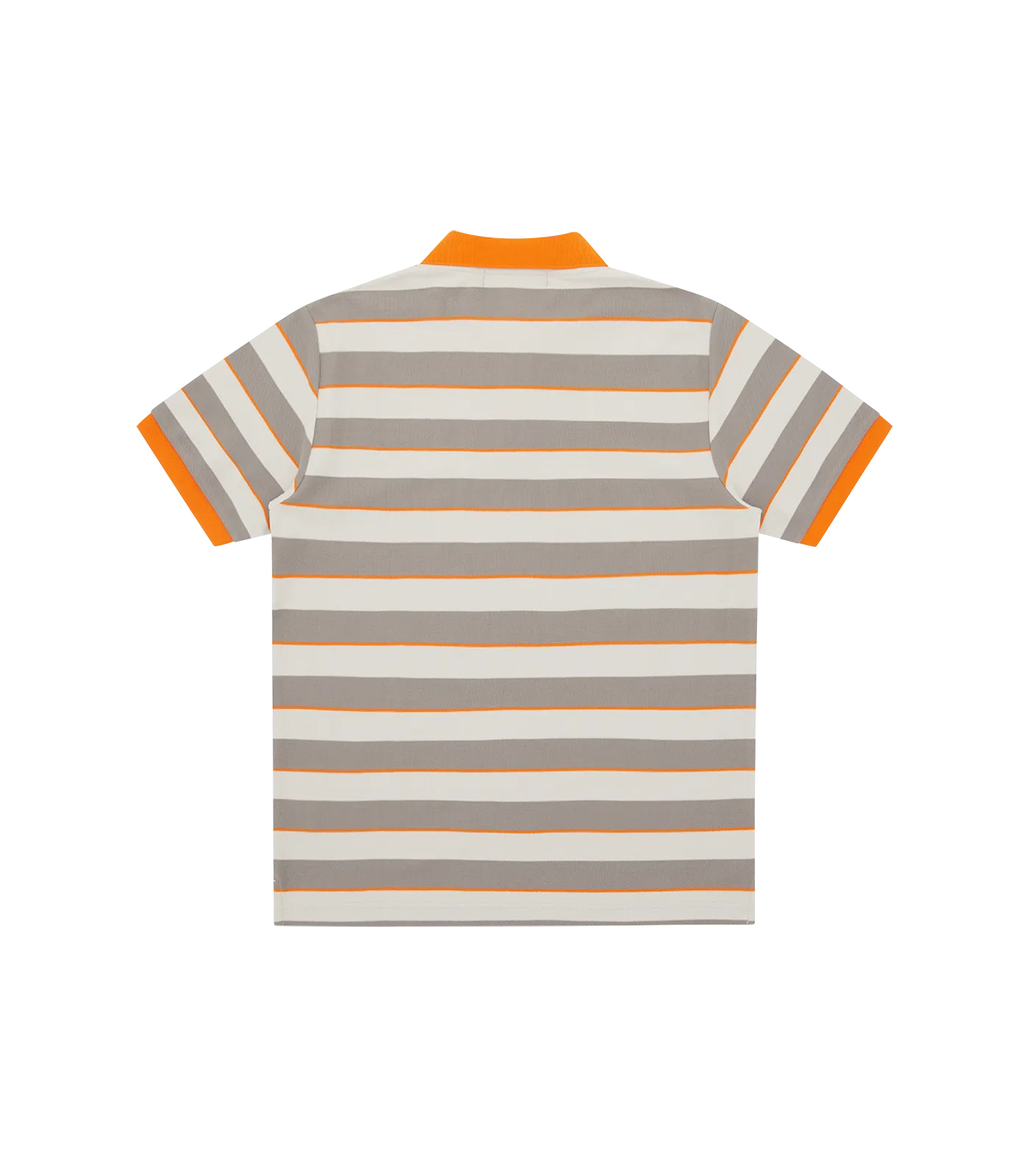 STRIPED POLO SHIRT - ORANGE STRIPE