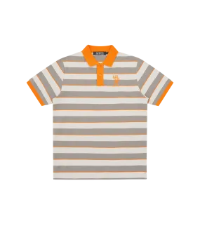 STRIPED POLO SHIRT - ORANGE STRIPE