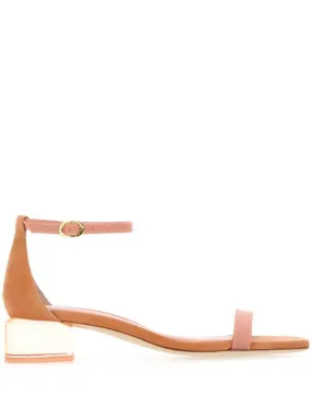 Stuart Weitzman 35mm Lucite NudistCurve sandals - Neutrals