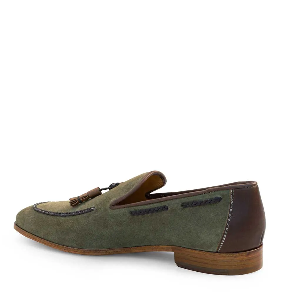 Suede Tassel Loafer