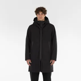 SUPER WOOL LONG COAT / NERO