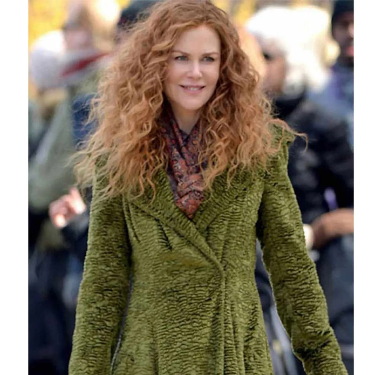 The Undoing Nicole Kidman Green Coat