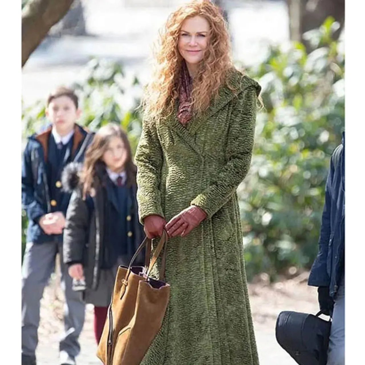 The Undoing Nicole Kidman Green Coat