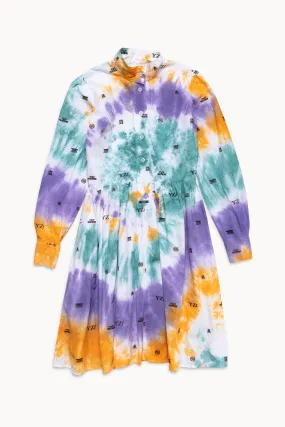 Tie Dye Monogram Laura Dress