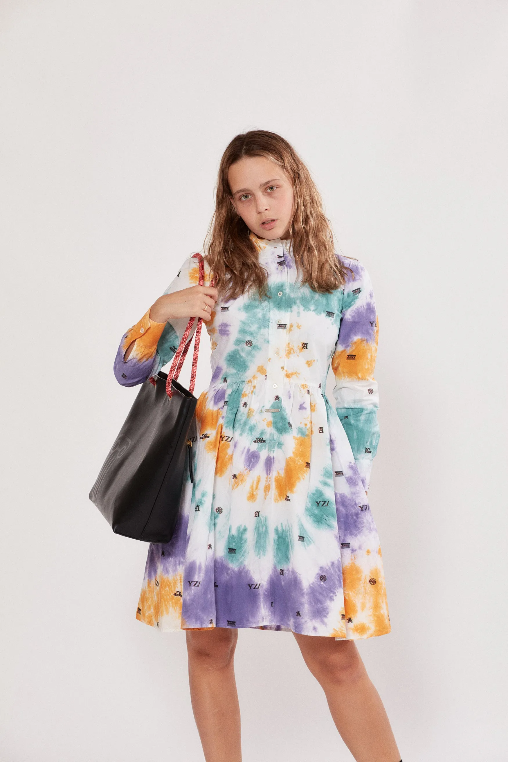 Tie Dye Monogram Laura Dress