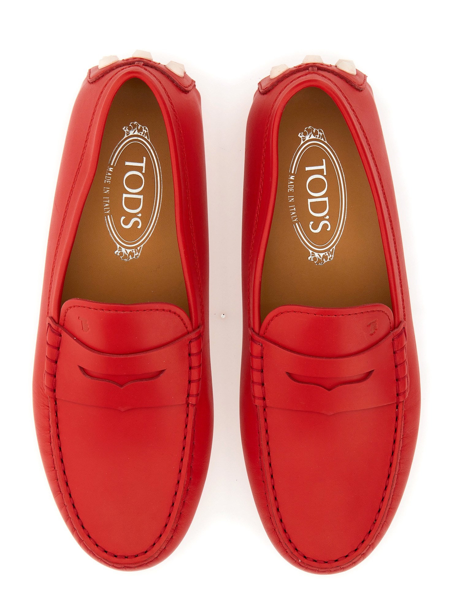 TOD'S    LEATHER GOMMINO LOAFER