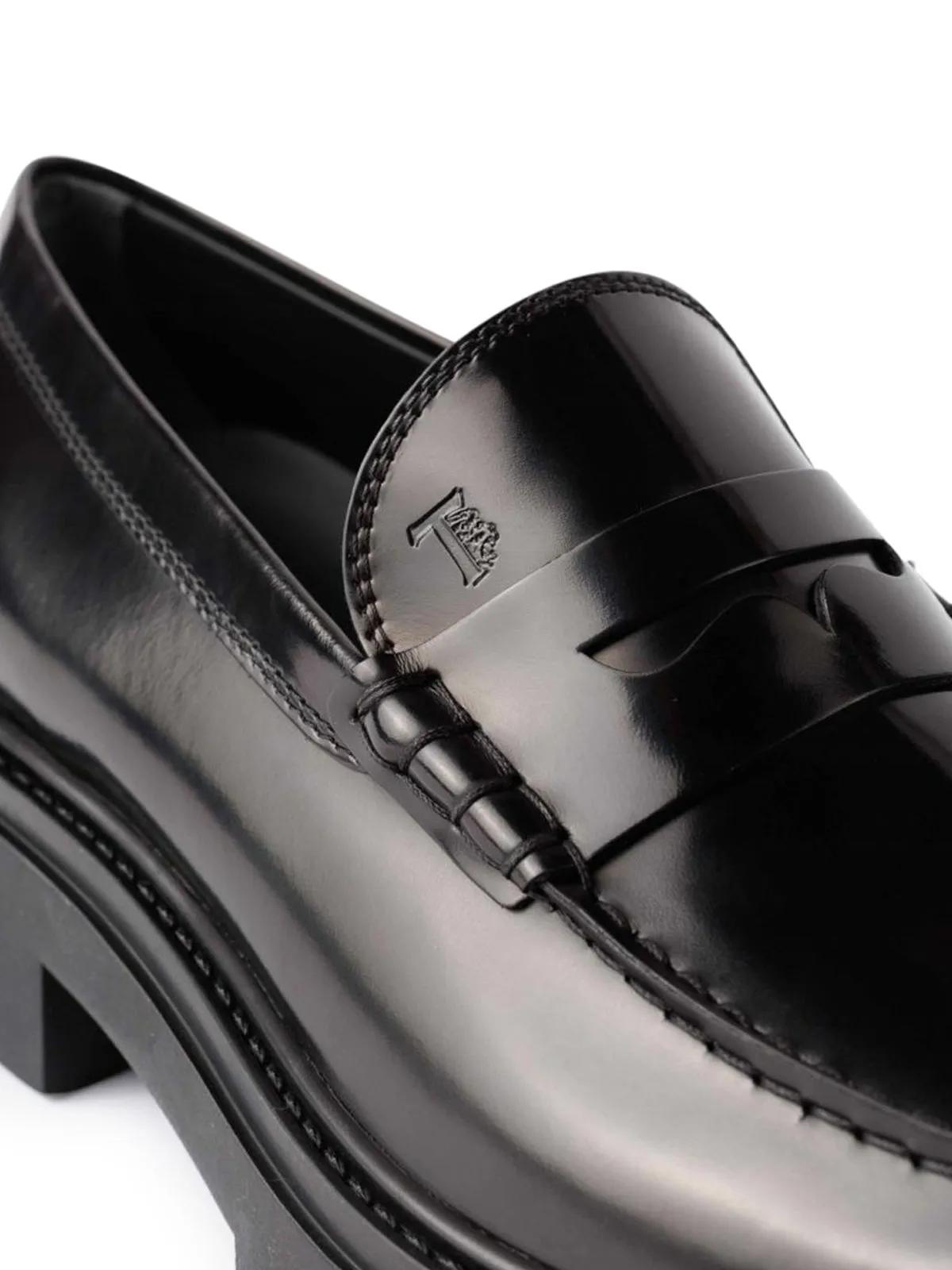 TOD`S LOAFER CHUNKY SOLE HIGHSHINE