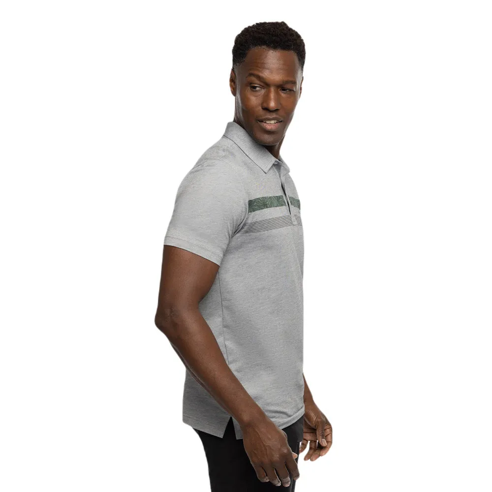 TRAVIMATHEW SEAS SHADE GREY POLO SHIRT