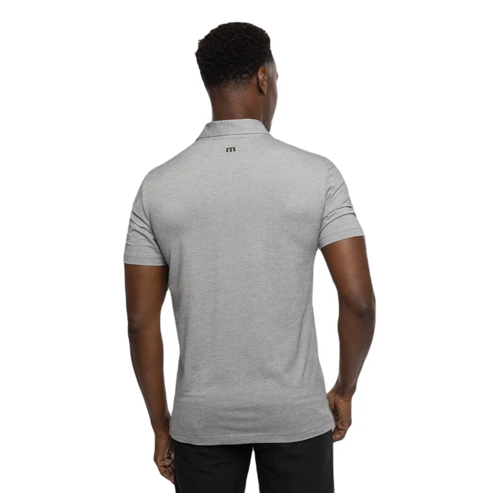 TRAVIMATHEW SEAS SHADE GREY POLO SHIRT