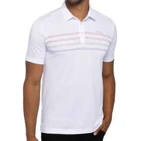 TRAVISMATHEW MADERO WHITE POLO SHIRT