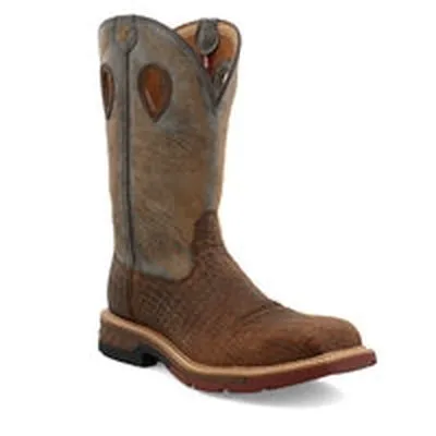 Twisted X Western Work Boot Brown/Grey