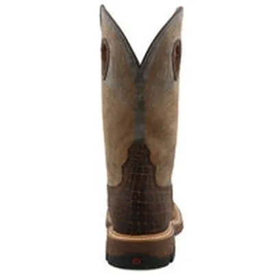 Twisted X Western Work Boot Brown/Grey