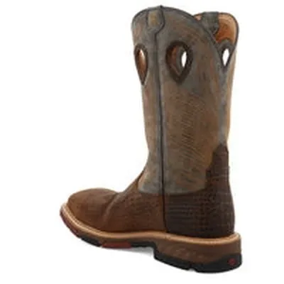 Twisted X Western Work Boot Brown/Grey