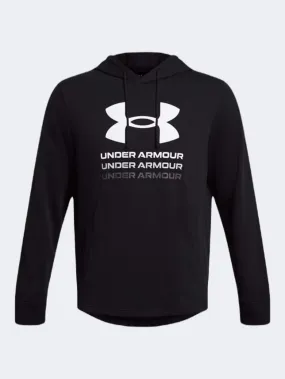 Under Armour Rival Terry Graphic Men Lifestyle Hoody Black/White