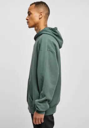 Urban Classics - Heavy Terry Garment Dye Bottlegreen - Hoodie