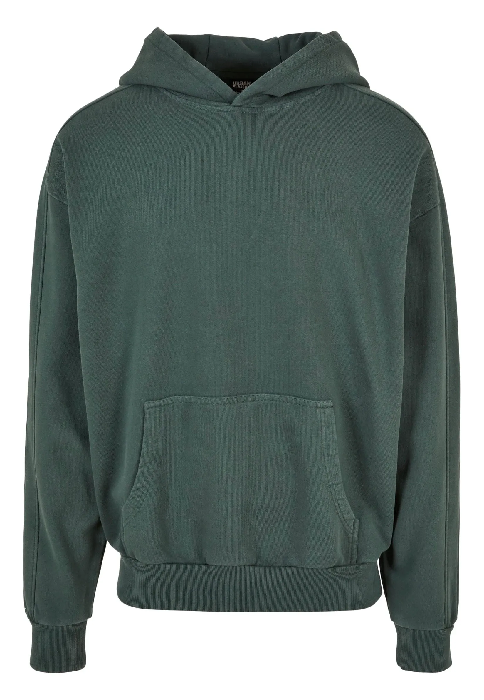 Urban Classics - Heavy Terry Garment Dye Bottlegreen - Hoodie