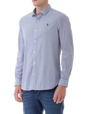 U.S. Polo Assn. Camicia Uomo 66174 53183 Bianco/blu