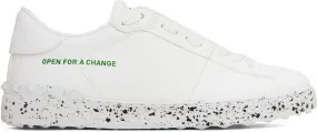 Valentino Garavani White 'Open For A Change' Sneakers