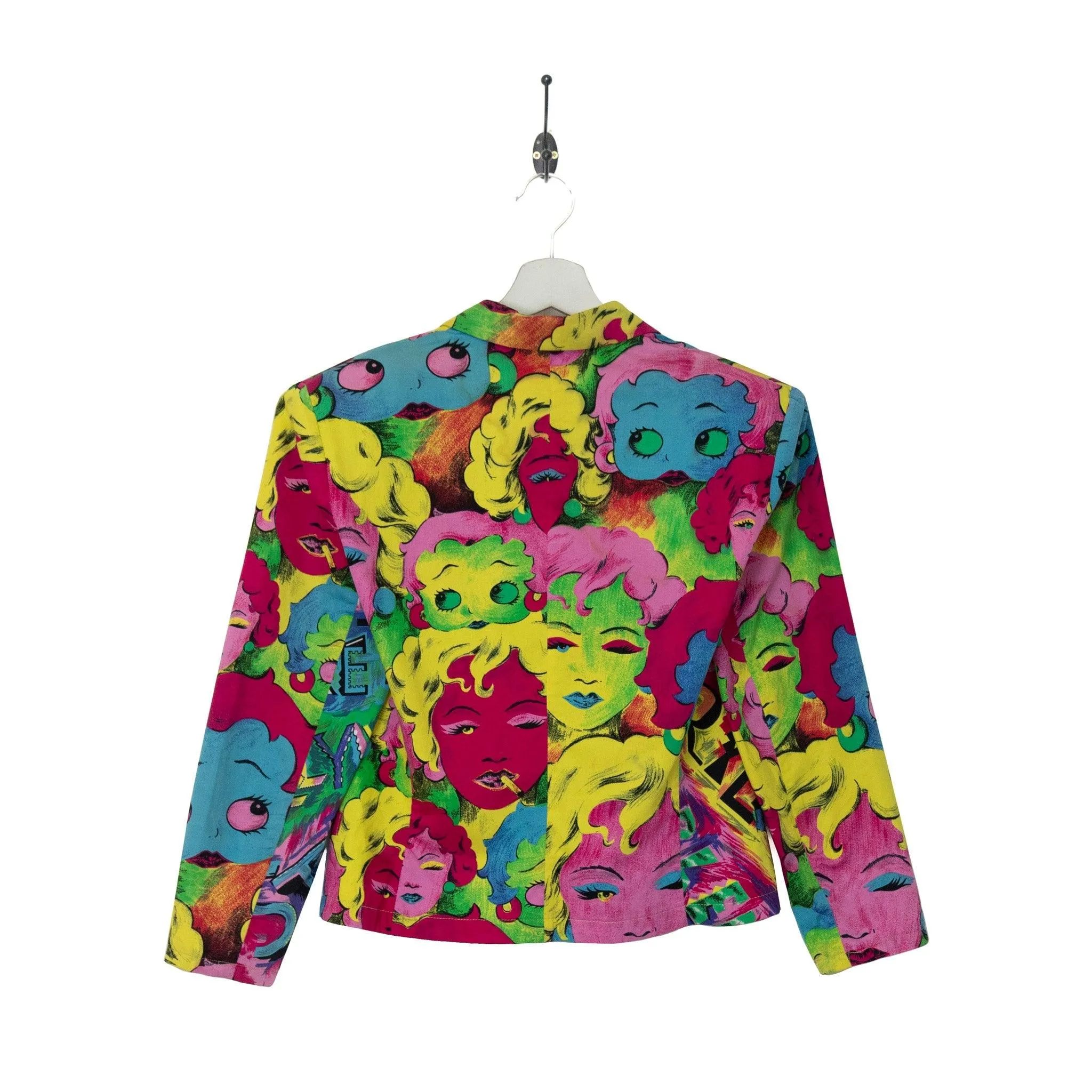 Versace Jeans S/S 1991 Marilyn Monroe Betty Boop Pop Art Blazer