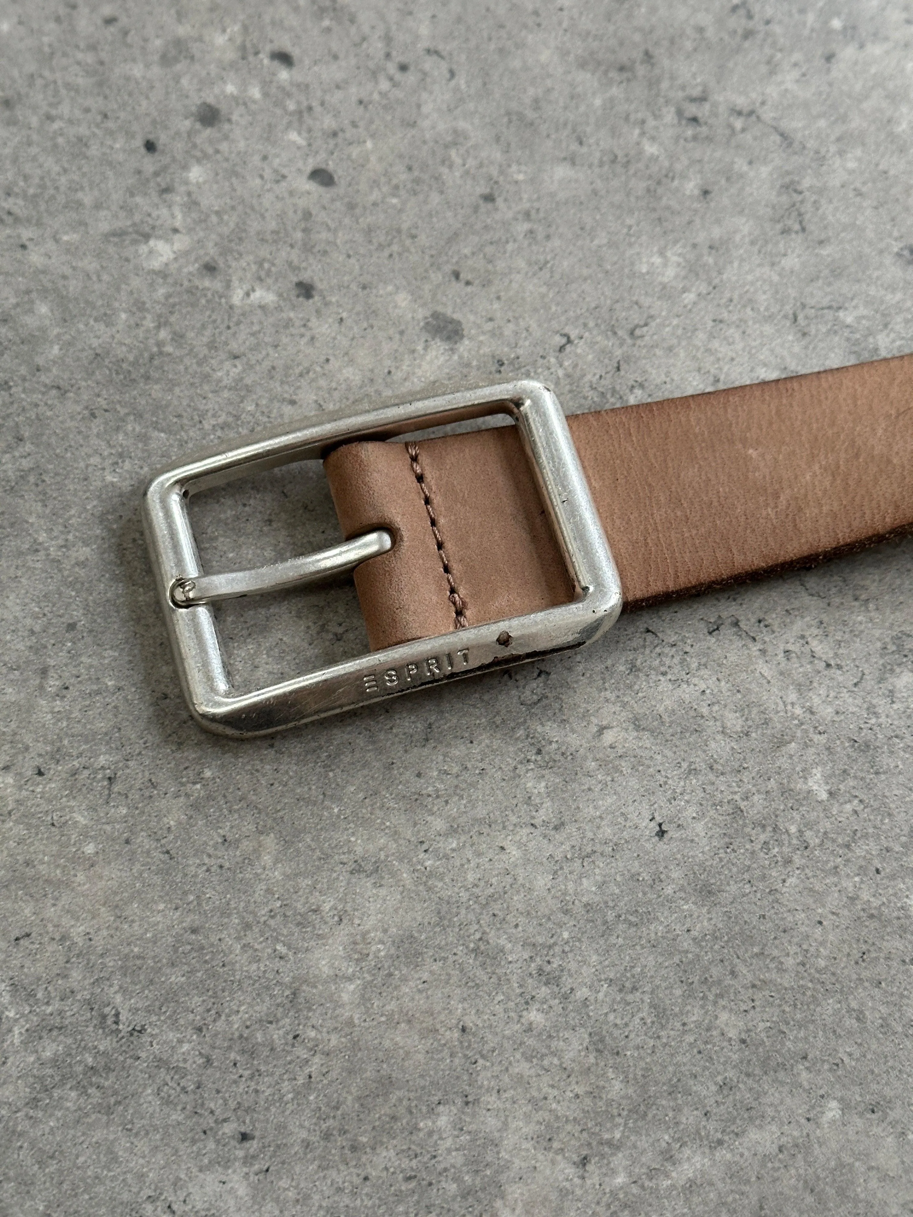 Vintage Leather Belt - W32-35