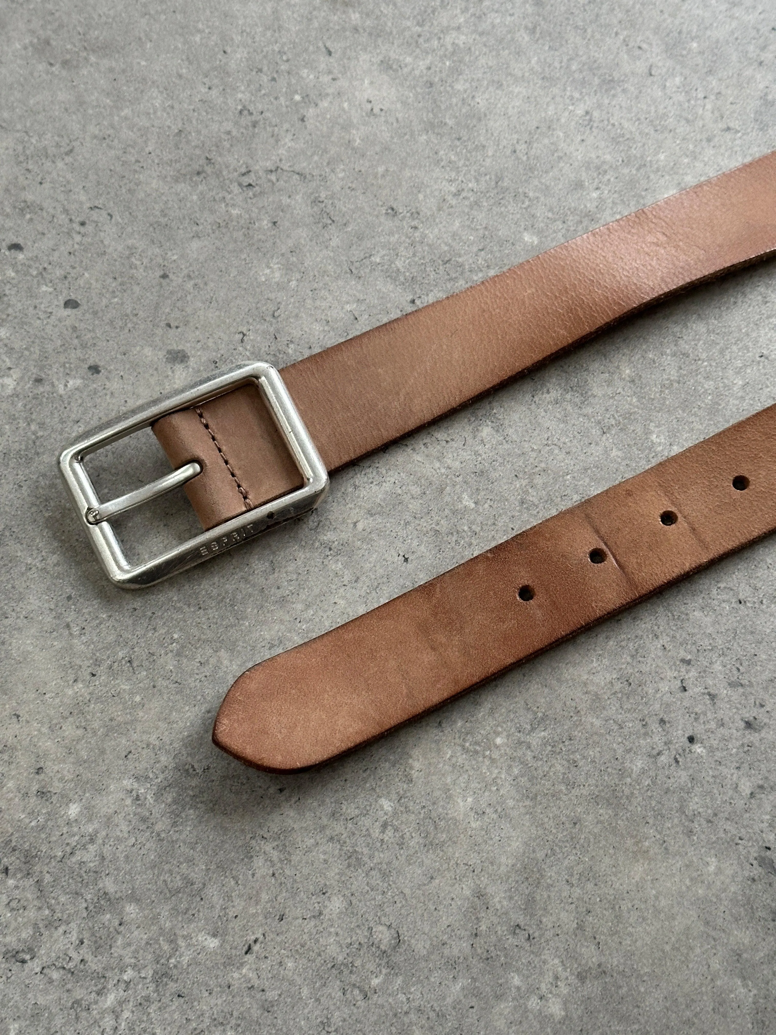 Vintage Leather Belt - W32-35