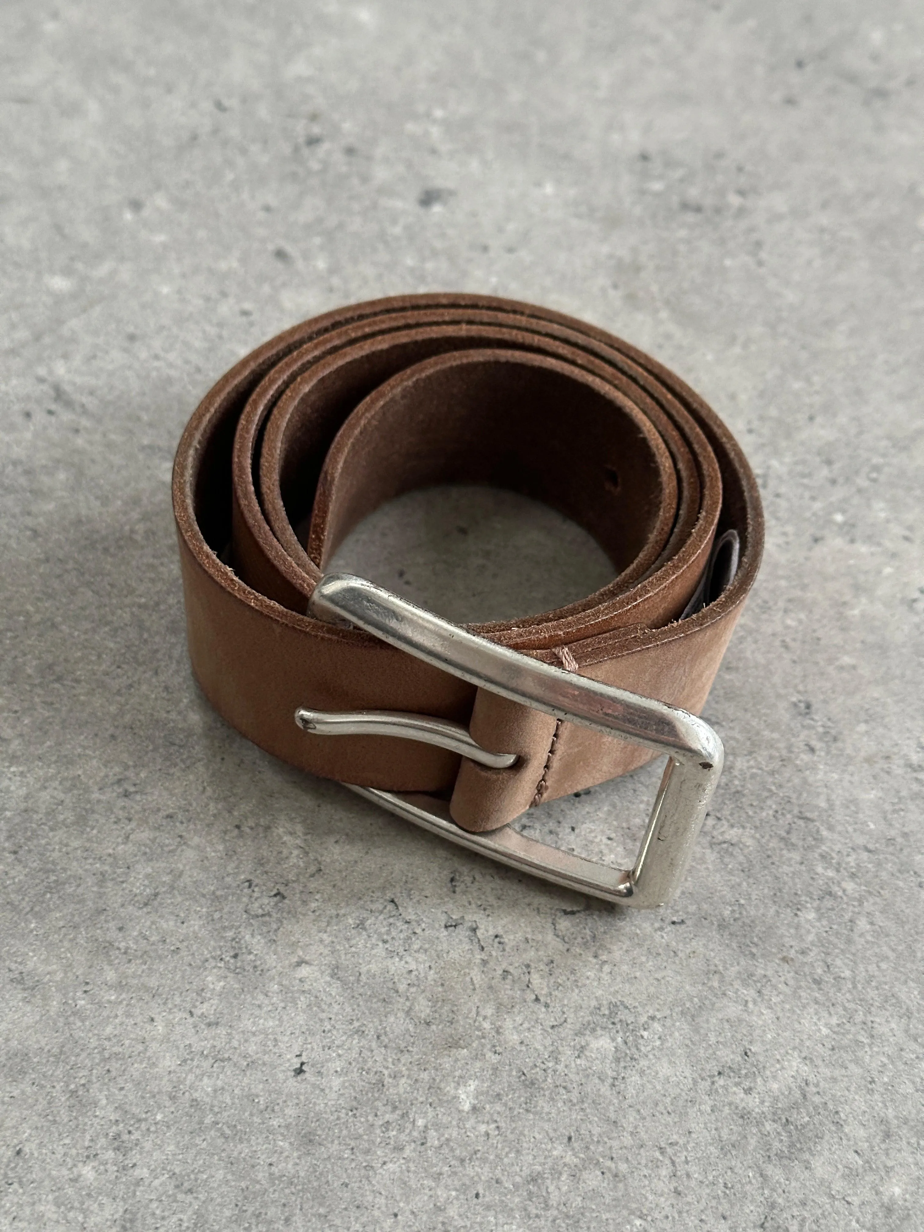 Vintage Leather Belt - W32-35