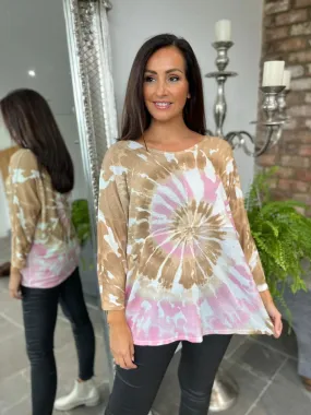 Washed Tie Dye Top Bethany