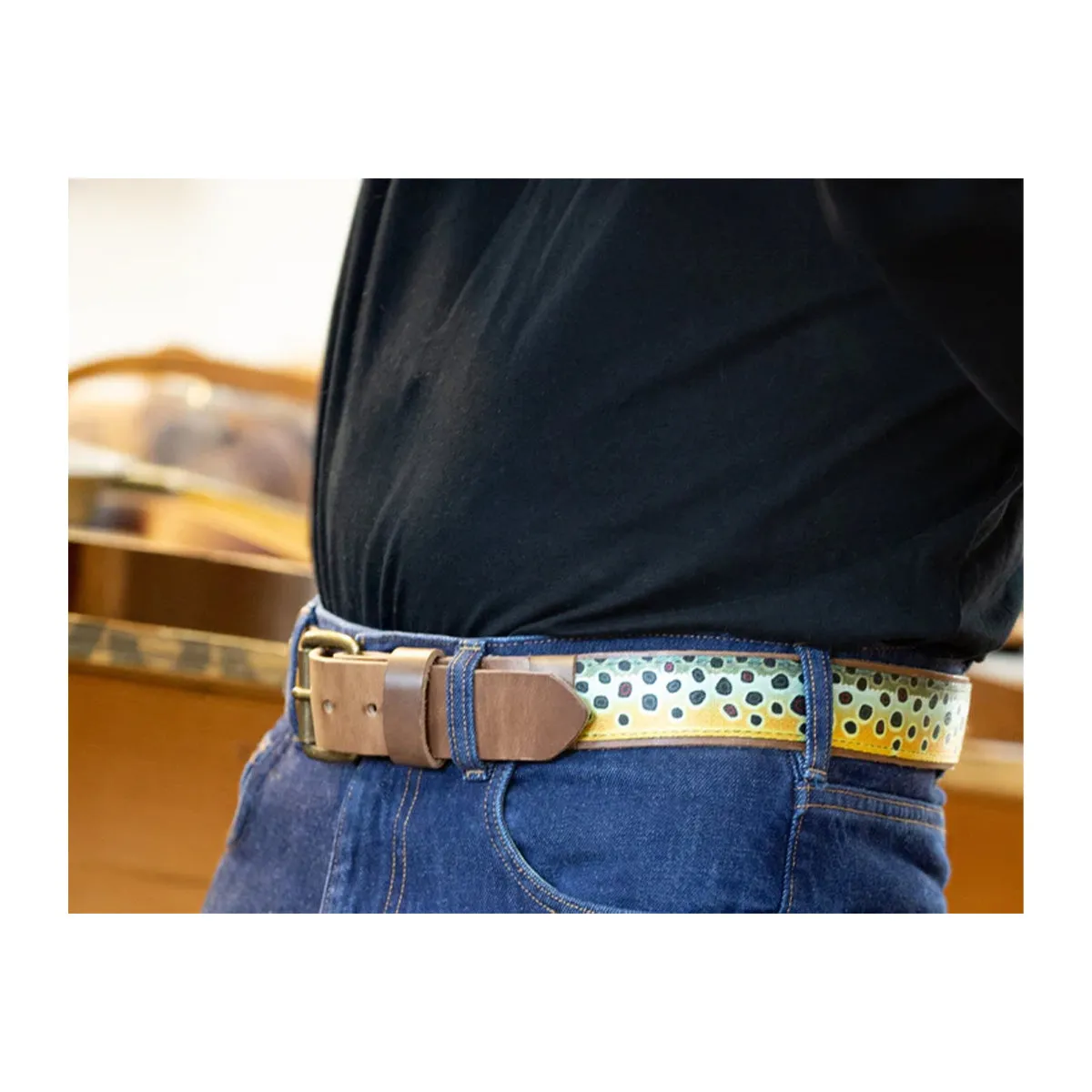 Whiskey Leatherworks Brown Trout Belt